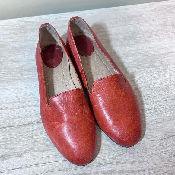 Frye Grace Venetian Leather Slip On Loafers Size 7.5 - Picture 1 of 12